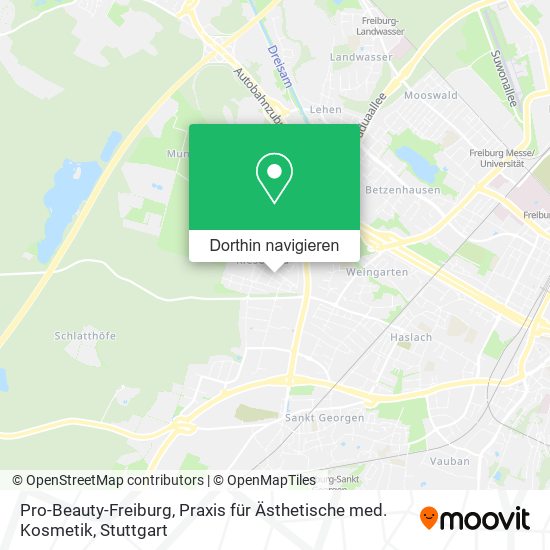 Pro-Beauty-Freiburg, Praxis für Ästhetische med. Kosmetik Karte