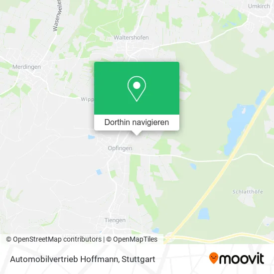 Automobilvertrieb Hoffmann Karte