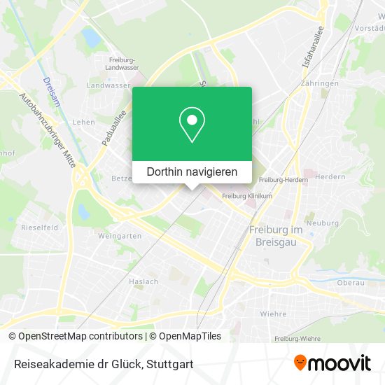 Reiseakademie dr Glück Karte