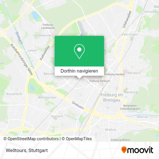 Welltours Karte