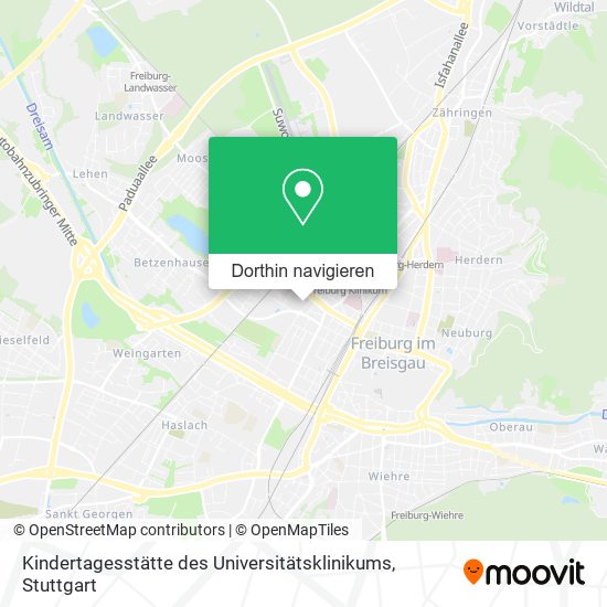 Kindertagesstätte des Universitätsklinikums Karte