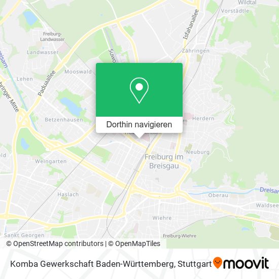Komba Gewerkschaft Baden-Württemberg Karte
