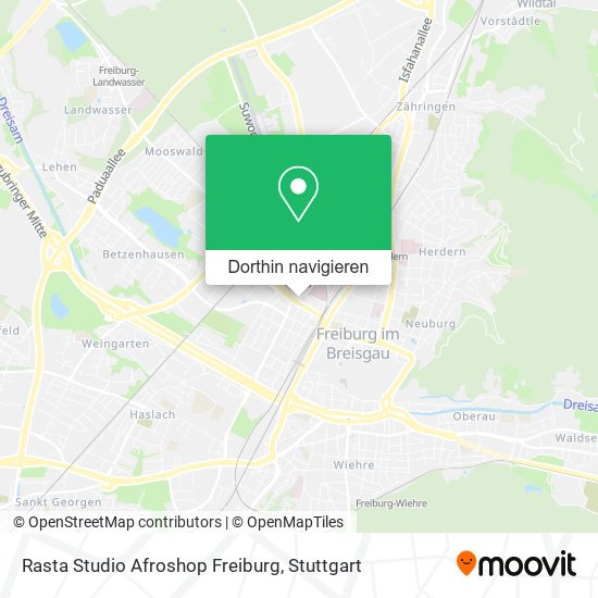 Rasta Studio Afroshop Freiburg Karte