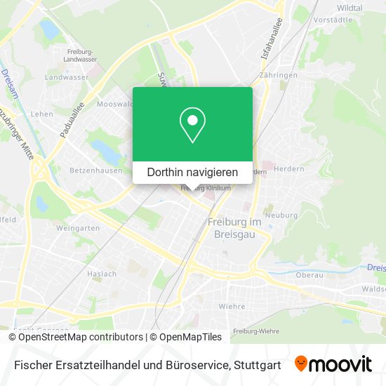 Fischer Ersatzteilhandel und Büroservice Karte