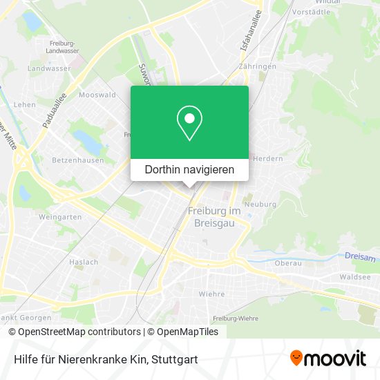 Hilfe für Nierenkranke Kin Karte