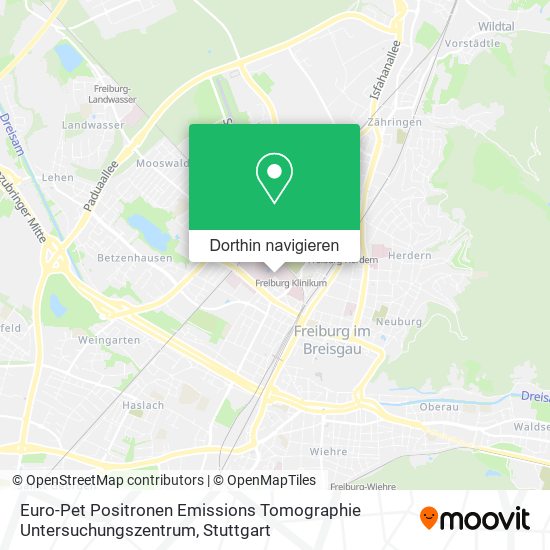 Euro-Pet Positronen Emissions Tomographie Untersuchungszentrum Karte