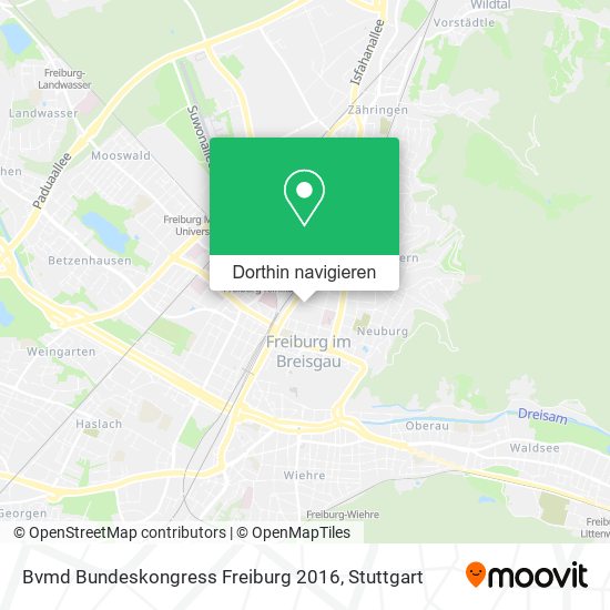 Bvmd Bundeskongress Freiburg 2016 Karte