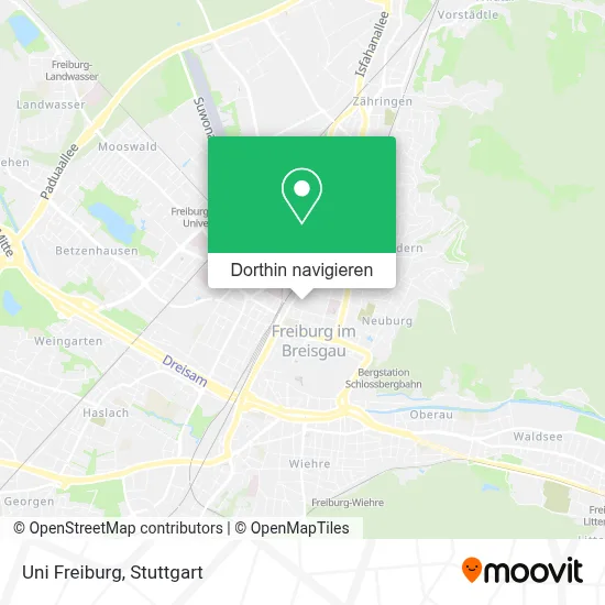 Uni Freiburg Karte