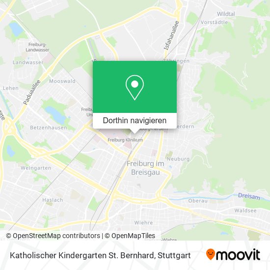 Katholischer Kindergarten St. Bernhard Karte