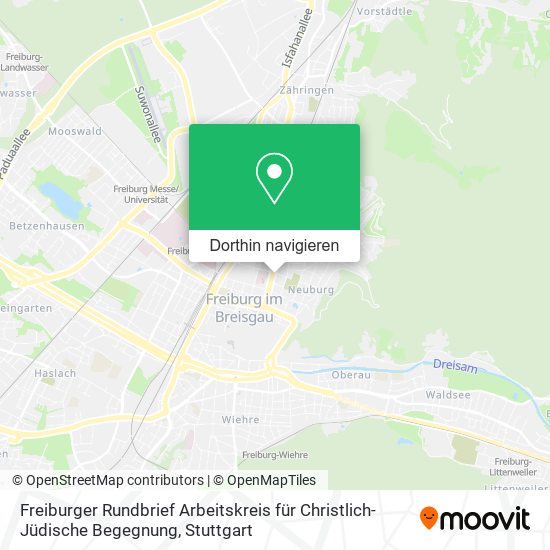 Freiburger Rundbrief Arbeitskreis für Christlich- Jüdische Begegnung Karte