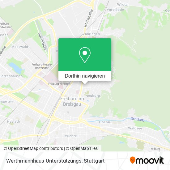 Werthmannhaus-Unterstützungs Karte