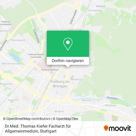 Dr.Med. Thomas Kiefer Facharzt für Allgemeinmedizin Karte
