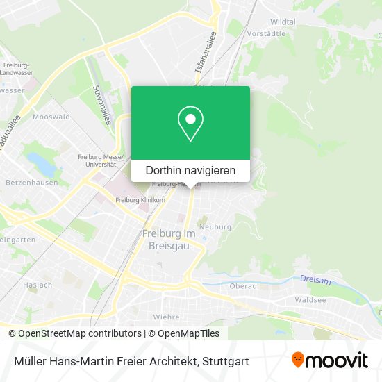 Müller Hans-Martin Freier Architekt Karte