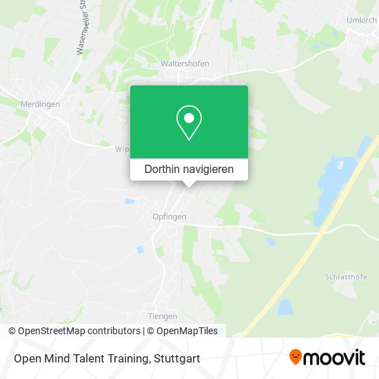 Open Mind Talent Training Karte