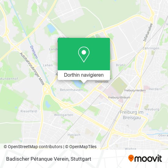 Badischer Pétanque Verein Karte