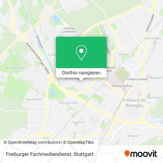 Freiburger Fachmediendienst Karte