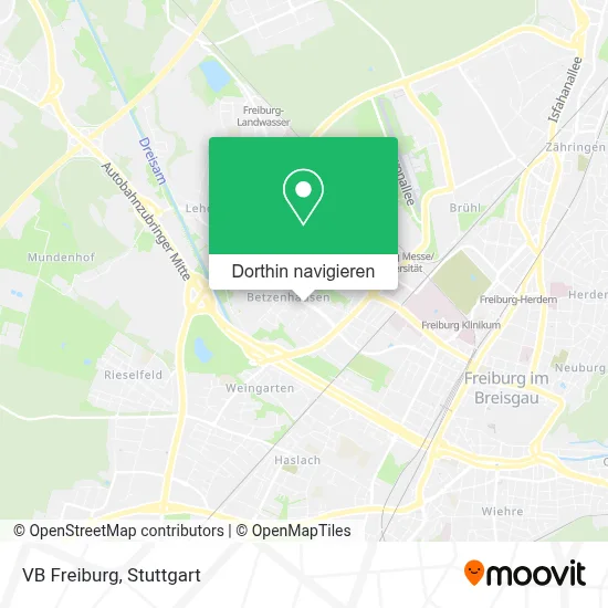 VB Freiburg Karte