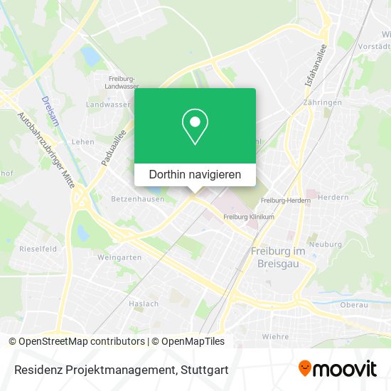 Residenz Projektmanagement Karte