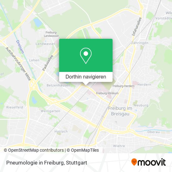 Pneumologie in Freiburg Karte