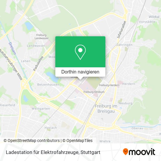 Ladestation für Elektrofahrzeuge Karte