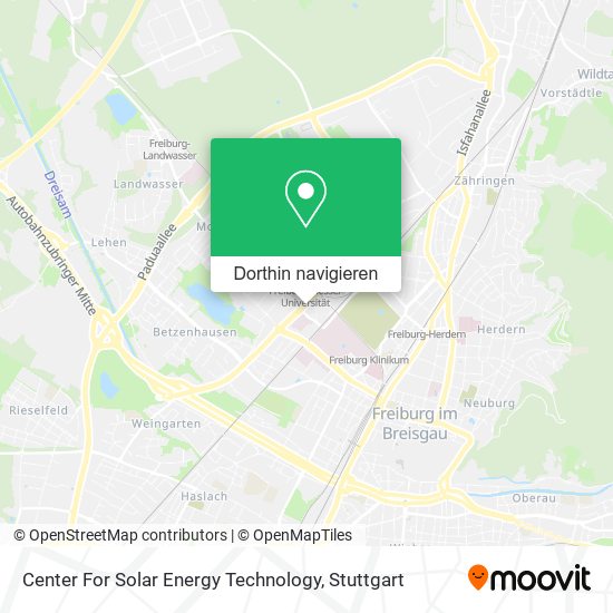 Center For Solar Energy Technology Karte