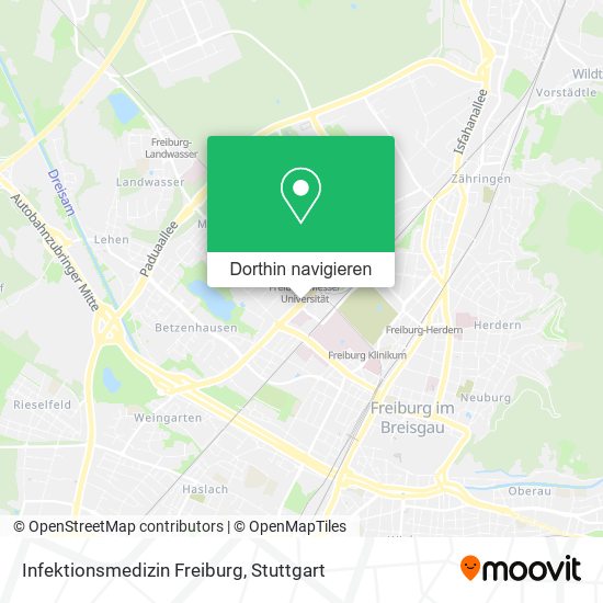 Infektionsmedizin Freiburg Karte