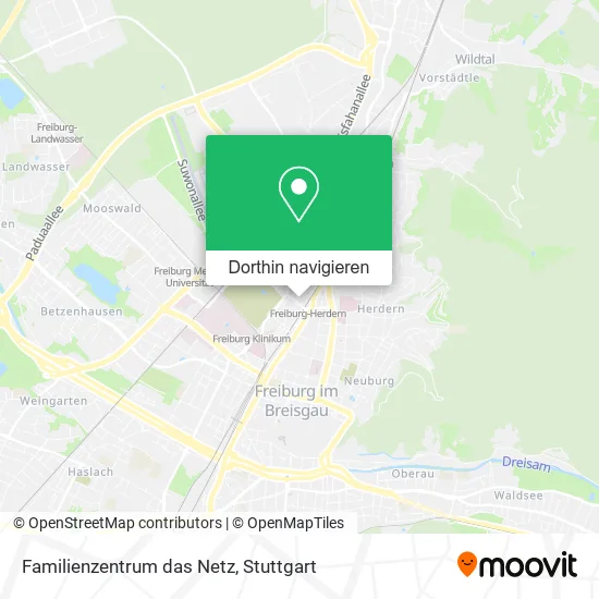 Familienzentrum das Netz Karte