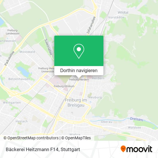 Bäckerei Heitzmann F14 Karte