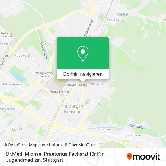 Dr.Med. Michael Praetorius Facharzt für Kin Jugendmedizin Karte