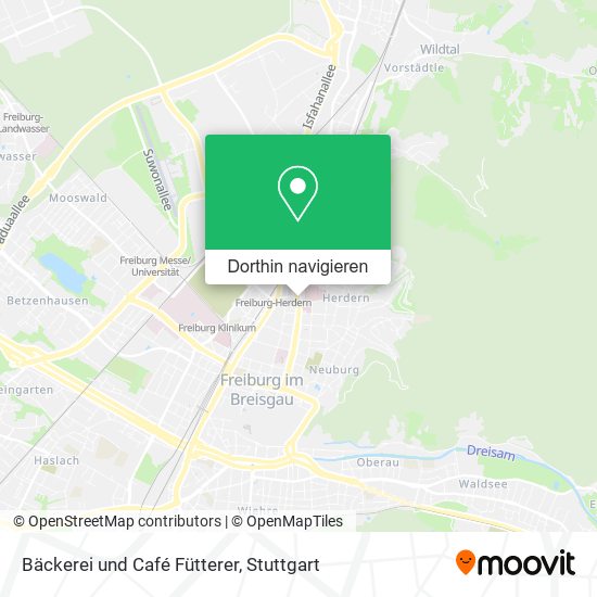 Bäckerei und Café Fütterer Karte