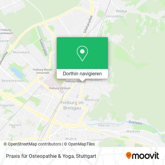 Praxis für Osteopathie & Yoga Karte