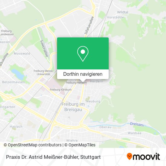 Praxis Dr. Astrid Meißner-Bühler Karte