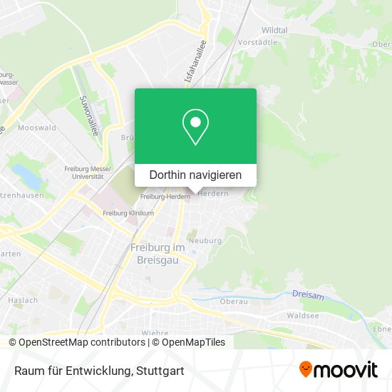 Raum für Entwicklung Karte