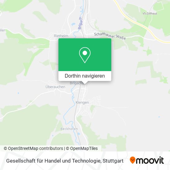 Gesellschaft für Handel und Technologie Karte