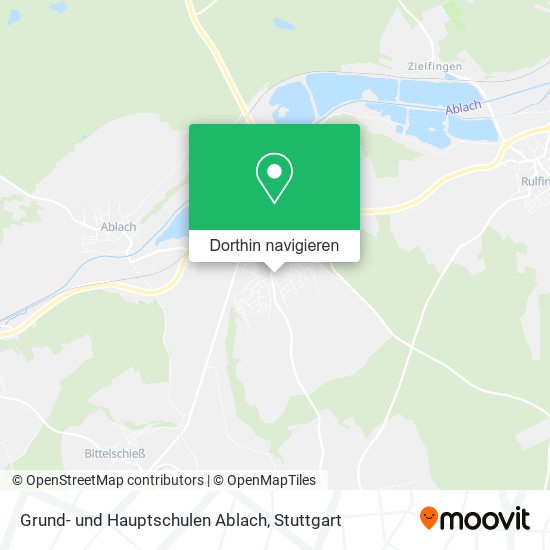 Grund- und Hauptschulen Ablach Karte