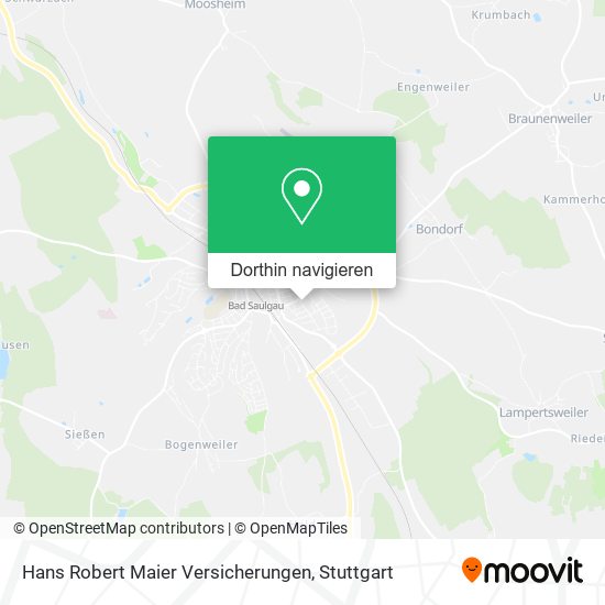 Hans Robert Maier Versicherungen Karte