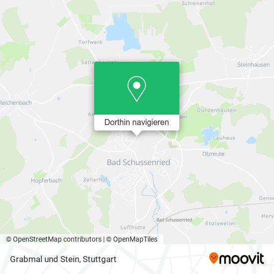 Grabmal und Stein Karte