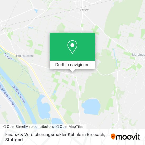 Finanz- & Versicherungsmakler Kühnle in Breisach Karte