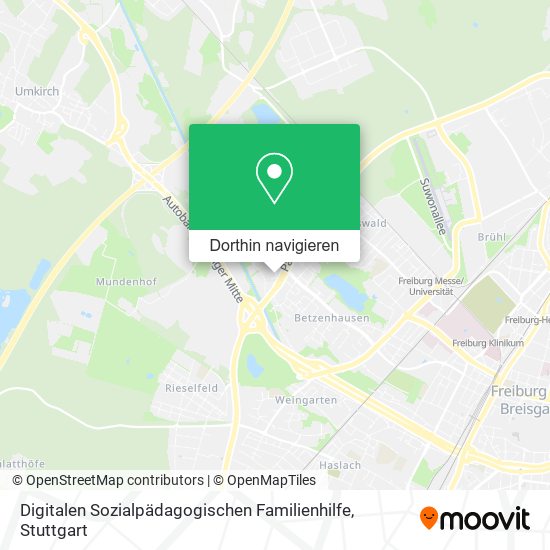 Digitalen Sozialpädagogischen Familienhilfe Karte