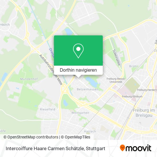 Intercoiffure Haare Carmen Schätzle Karte