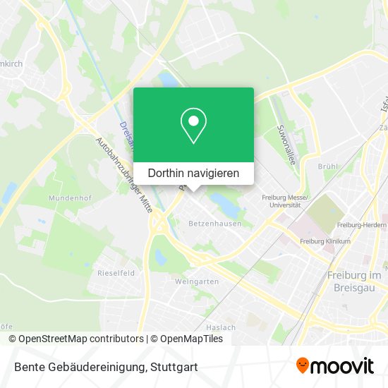 Bente Gebäudereinigung Karte