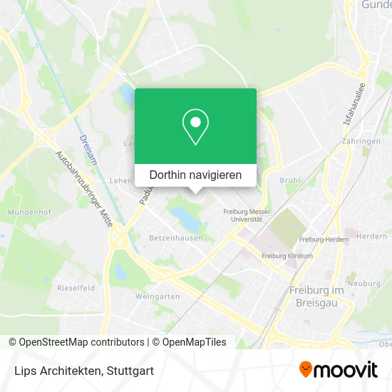Lips Architekten Karte