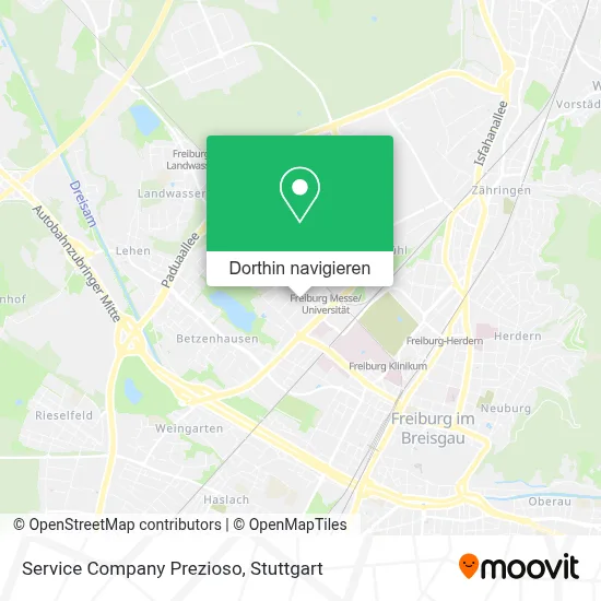 Service Company Prezioso Karte