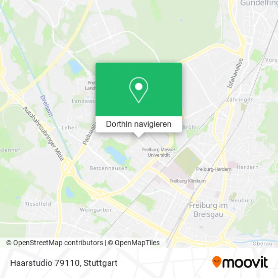 Haarstudio 79110 Karte