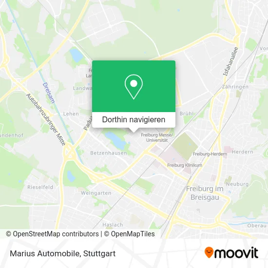 Marius Automobile Karte