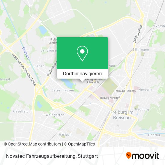 Novatec Fahrzeugaufbereitung Karte