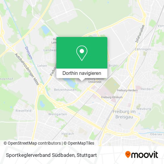 Sportkeglerverband Südbaden Karte