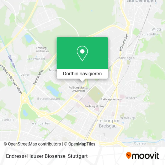 Endress+Hauser Biosense Karte