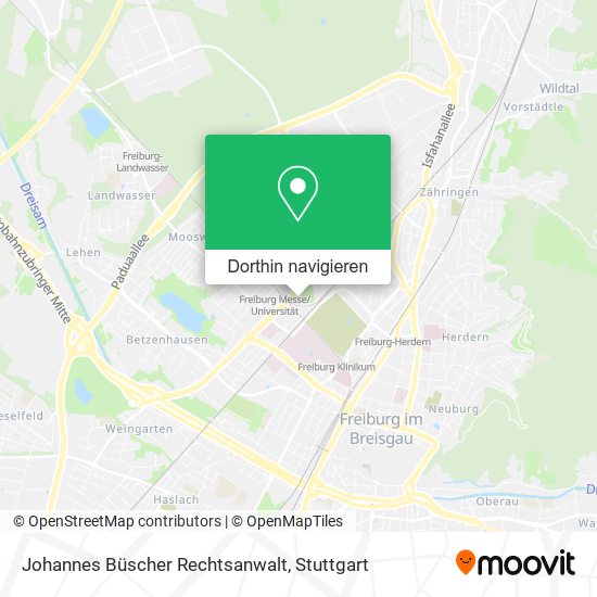 Johannes Büscher Rechtsanwalt Karte