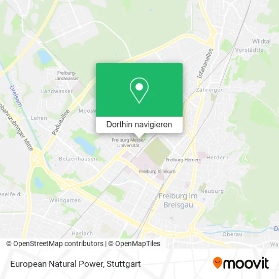 European Natural Power Karte